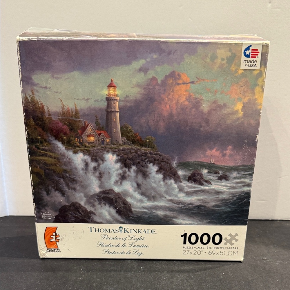 Thomas Kinkade Ceao Jigsaw puzzle Conquering the Storm SALE🔴3/$25!